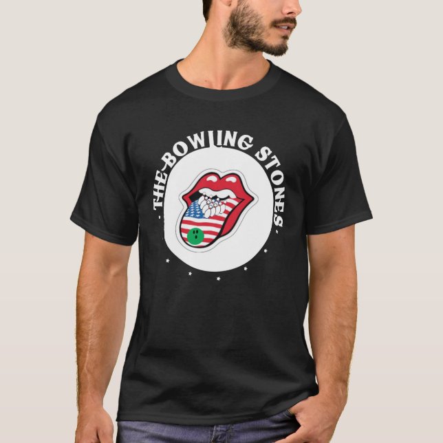 Bowling Stones - Lena Bowling-teamet  T Shirt (Framsida)