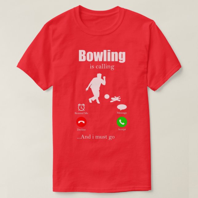 Bowling Strejka Skittles Pin Bowling Hall Spare T Shirt (Design framsida)