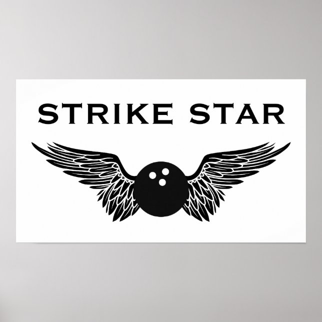 bowling strejka star poster (Framsidan)