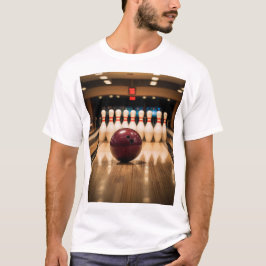 Bowling Strike. T Shirt