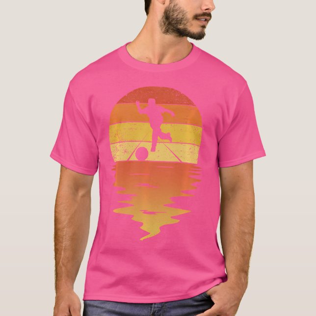 Bowling Sunset 70S Bowling T Shirt (Framsida)