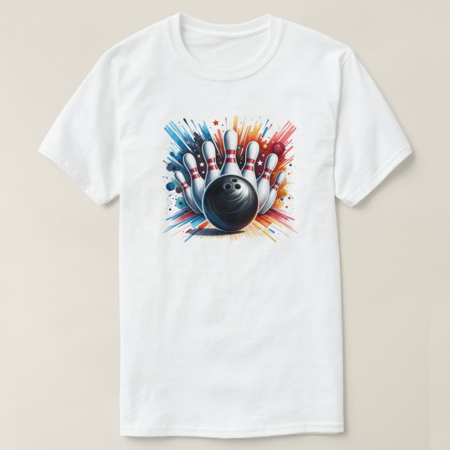 Bowling T-Shirt (Design framsida)