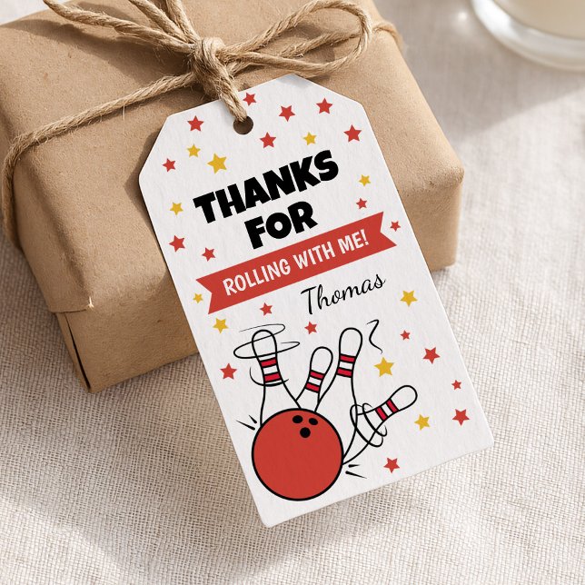 Bowling - tack Märkre Presentetikett (Skapare uppladdad)