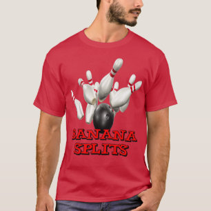 Bowling Team Banana Splits T Shirt