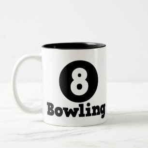 Bowling Team, Bowlareare Pin Humor Två-Tonad Mugg