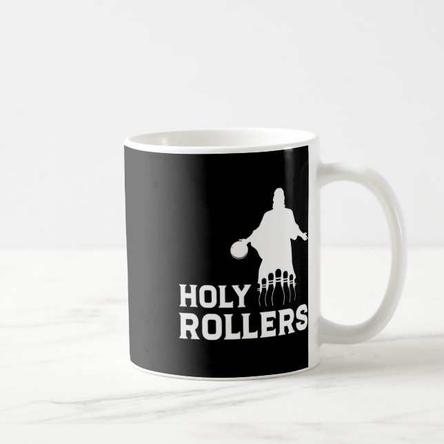 Bowling Team League Namn Heliga Rollers Kaffemugg (Höger)