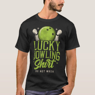Bowling Team Lucky Bowling Shirt Tvättar inte T