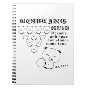 Bowling Tee Anteckningsbok