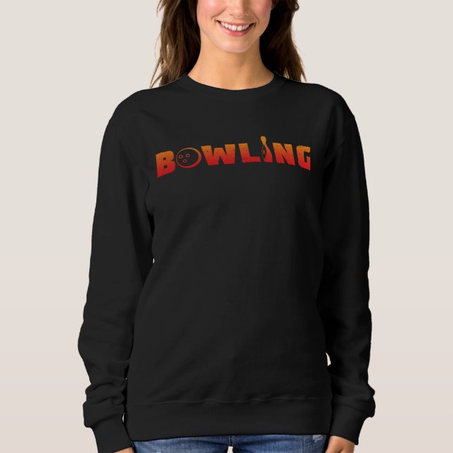 Bowling Tees  Bowling Balls  Graphic T Shirt (Framsida)