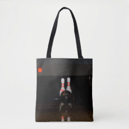Bowling Tote Bag Tygkasse