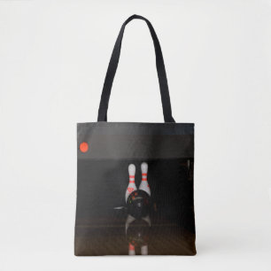 Bowling Tote Bag Tygkasse