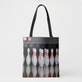 Bowling Tote Bag Tygkasse
