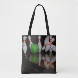 Bowling Tote Bag Tygkasse
