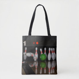 Bowling Tote Bag Tygkasse