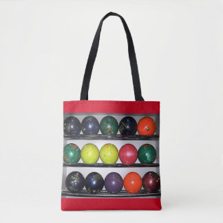 Bowling Tote Bag Tygkasse