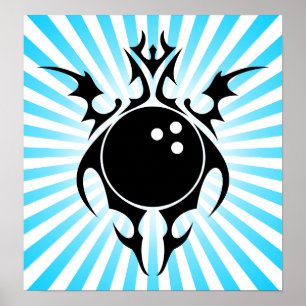 bowling: tribalz poster