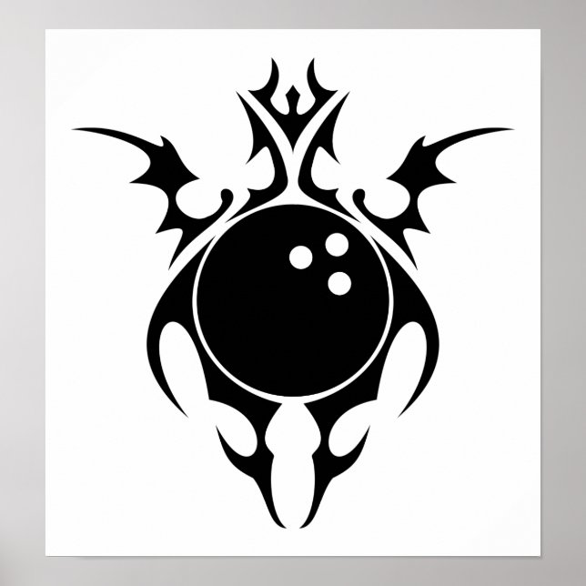 bowling: tribalz poster (Framsidan)