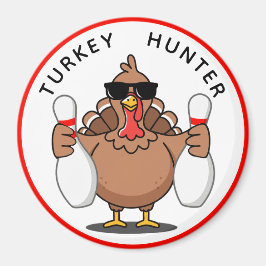 Bowling Turk Jägare Stor Magnet