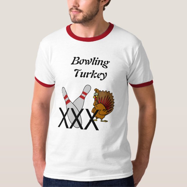 Bowling Turkey Shirt T-shirt (Framsida)