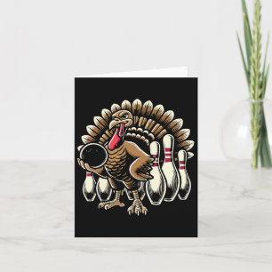 Bowling Turkey Thanksgiving Thanksgiving Day Turke Kort