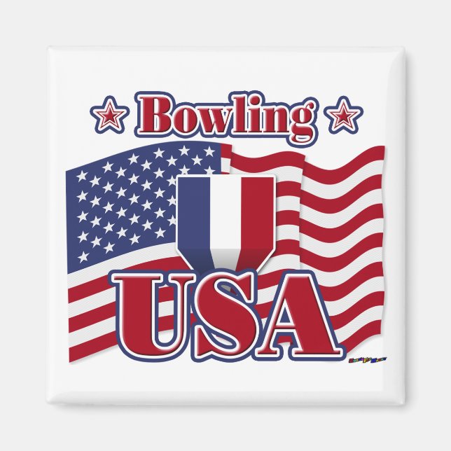Bowling USA Magnet (Framsidan)