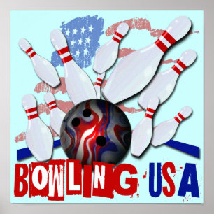 Bowling USA Poster