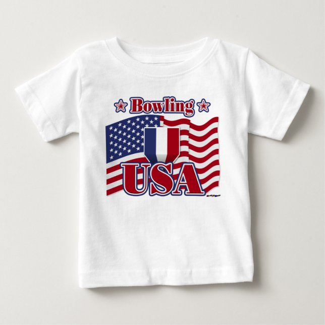 Bowling USA Tee Shirt (Framsida)