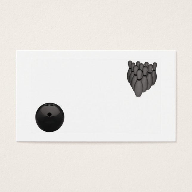 Bowling Visitkort (Framsidan)