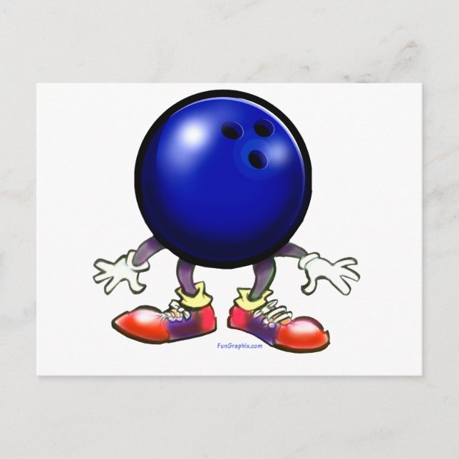 Bowling Vykort (Framsida)