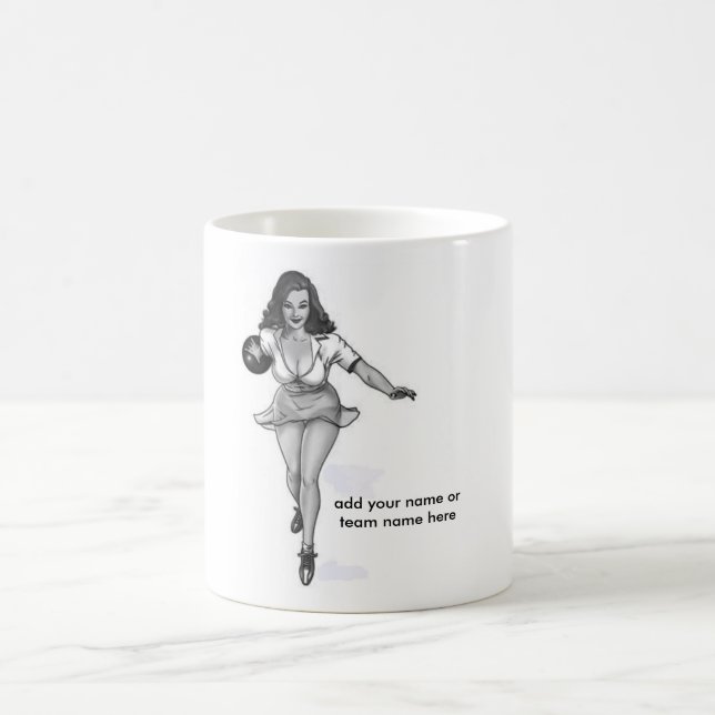 bowlingbabe kaffemugg (Center)