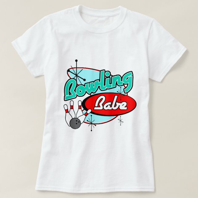 BowlingBabe T-shirt (Design framsida)