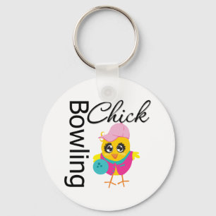 Bowlingchick Nyckelring