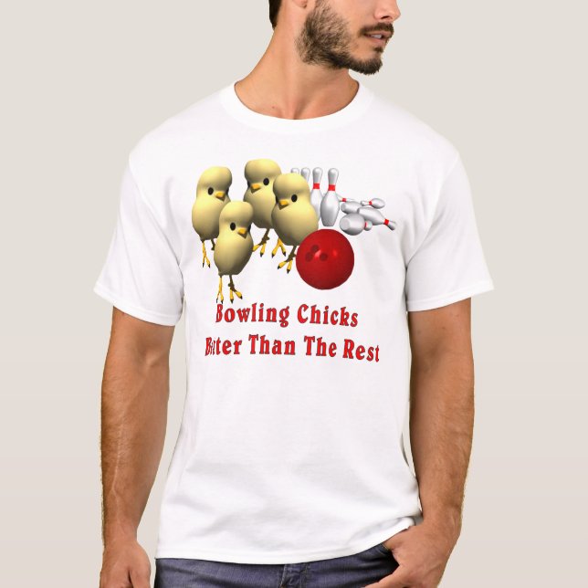 Bowlingchickar T-shirt (Framsida)