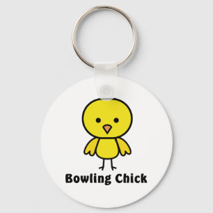 Bowlingchicken utrustar nyckelring
