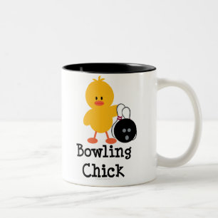 Bowlingchickmugg Två-Tonad Mugg