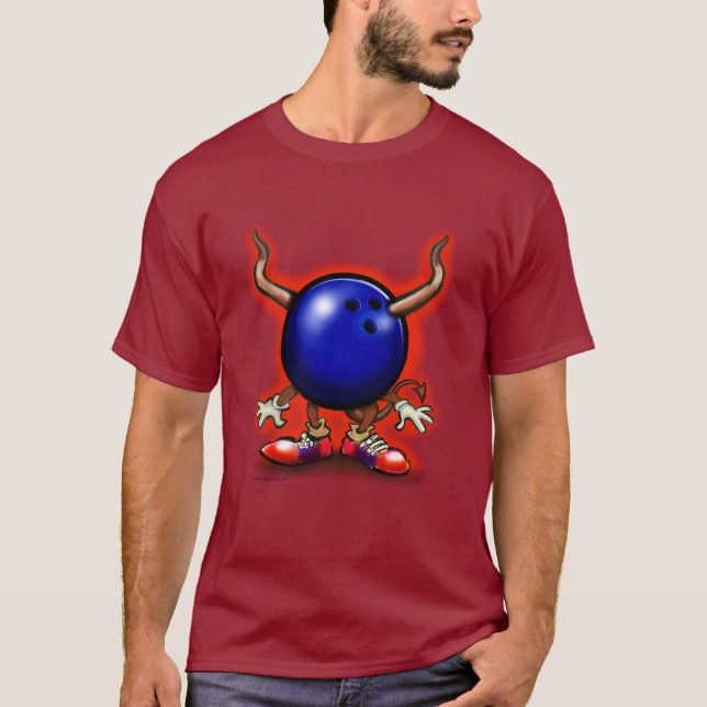 Bowlingdemon T Shirt (Framsida)