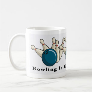 Bowlingen är kaffemugg