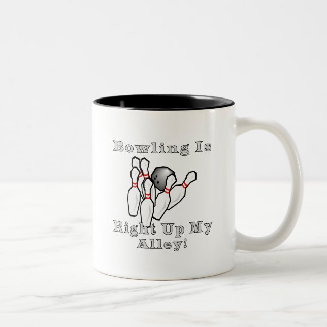 Bowlingen är Två-Tonad mugg (Höger)