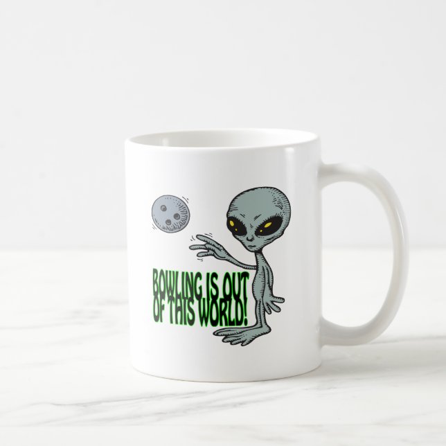 Bowlingen är ut ur denna värld kaffemugg (Höger)