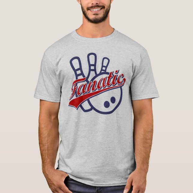 Bowlingfanatiker Tee Shirt (Framsida)