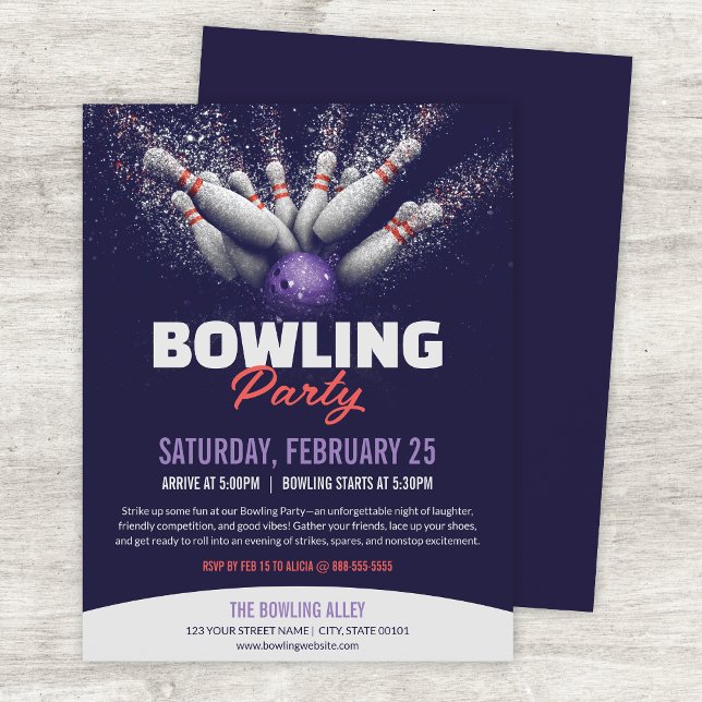 Bowlingfest Flyer Mall Template (Skapare uppladdad)