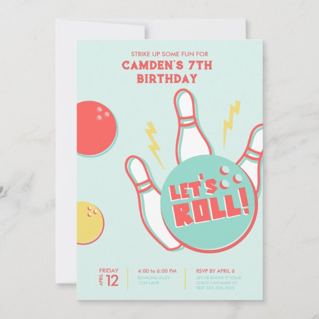 Bowlingfest Inbjudan (Framsida)