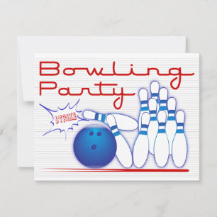 Bowlingfest Inbjudningar