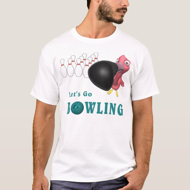 BowlingFlamingo T-shirt (Framsida)