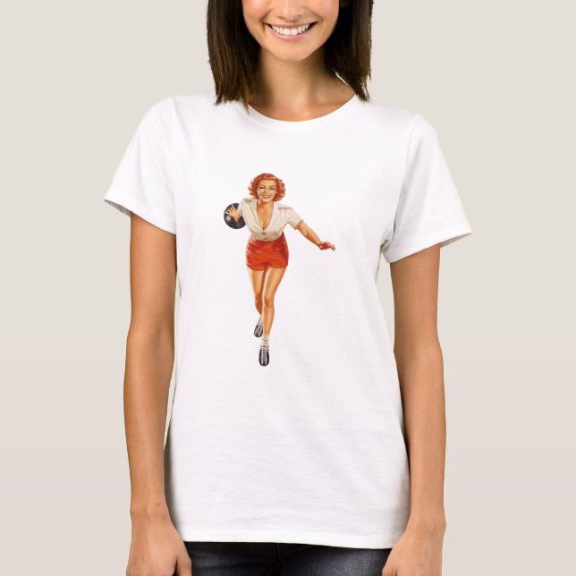 bowlingflicka t shirt (Framsida)