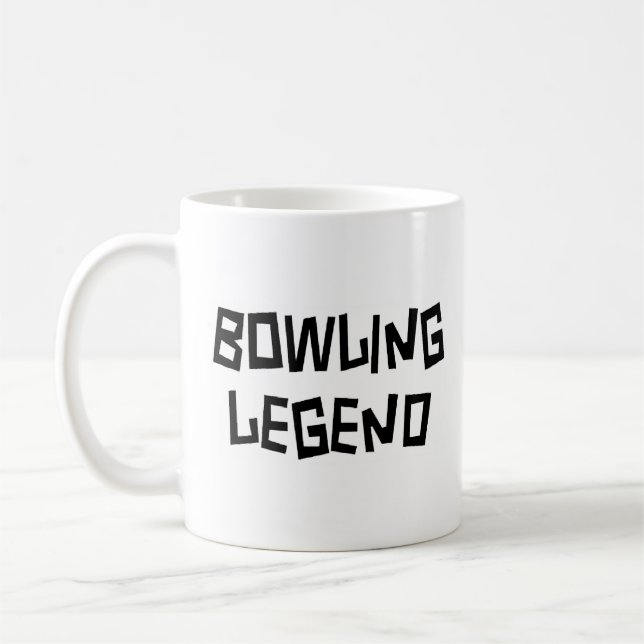 bowlingförklaring kaffemugg (Vänster)
