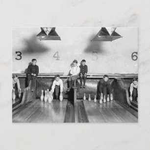 Bowlinghall, 1909 vykort