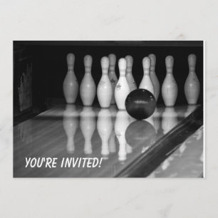 Bowlinghändelseinbjudan Inbjudningar