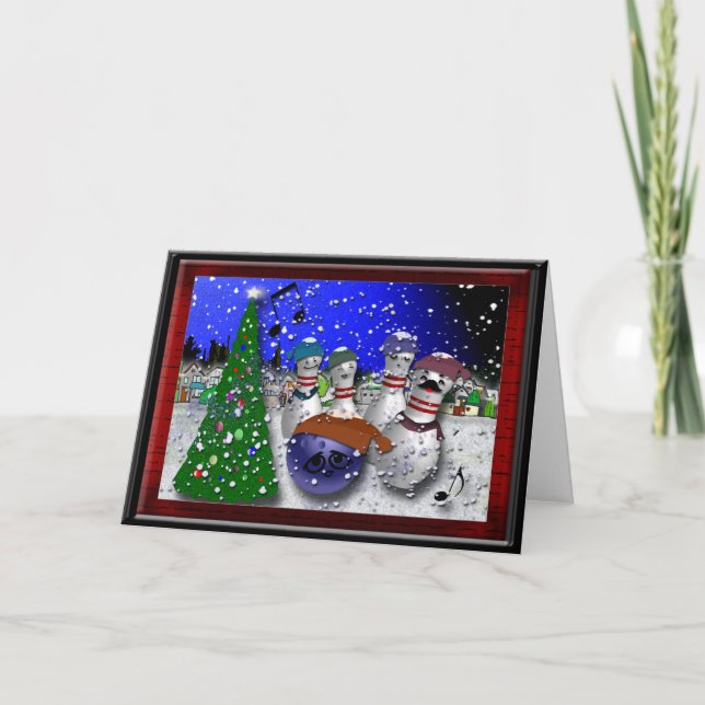 Bowlingjul Helgkort (Framsida)