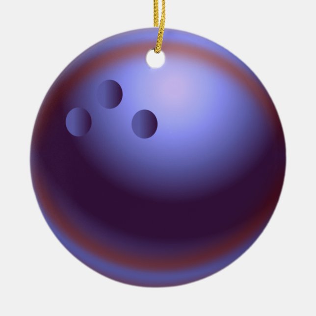 Bowlingjul Julgransprydnad Keramik (Framsidan)